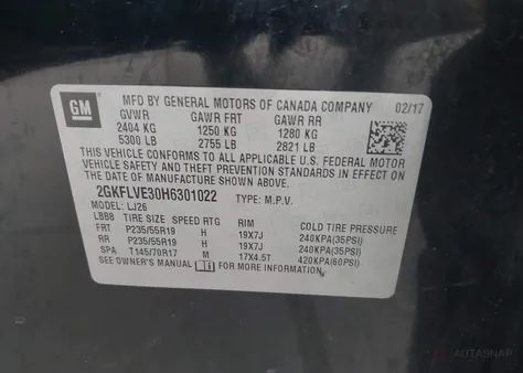 2GKFLVE30H6301022